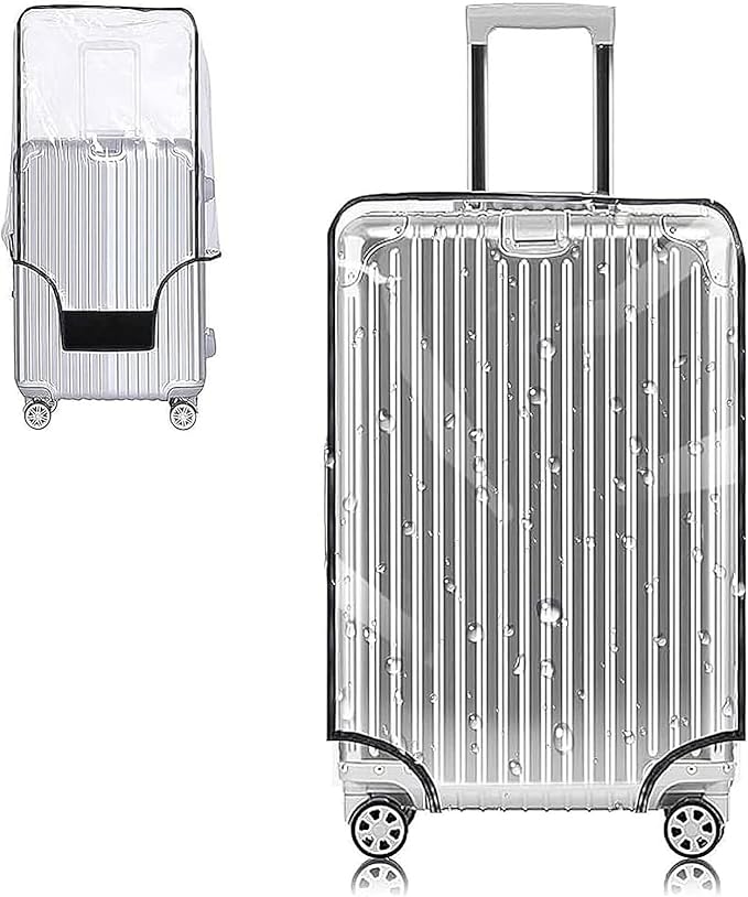 Yotako Clear PVC Suitcase Cover Protectors 28 Inch Luggage Cover by YOTAKO