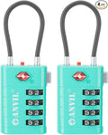 ANVIL 4 Digit Luggage Locks, TSA Locks by ANVIL