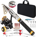 Fishing Rod Telescopic Carbon Fiber Rod Combo by CastWisp