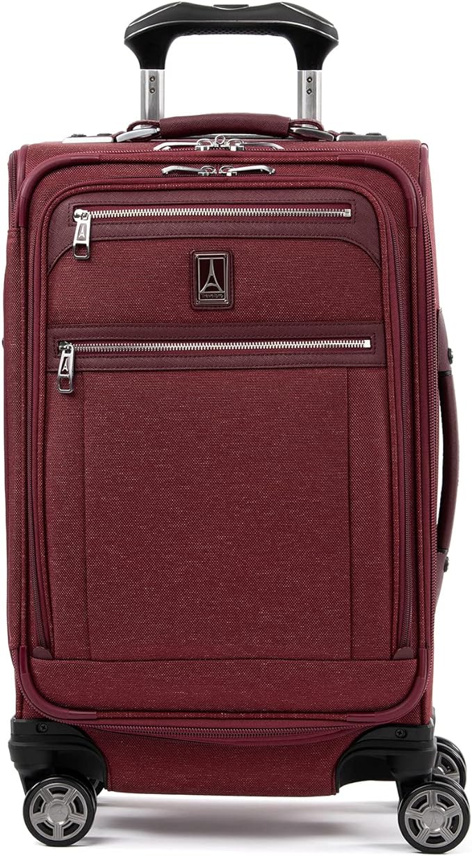 Travelpro Platinum Elite Softside Expandable Carry on Luggage, 8 Wheel Spinner by Travelpro