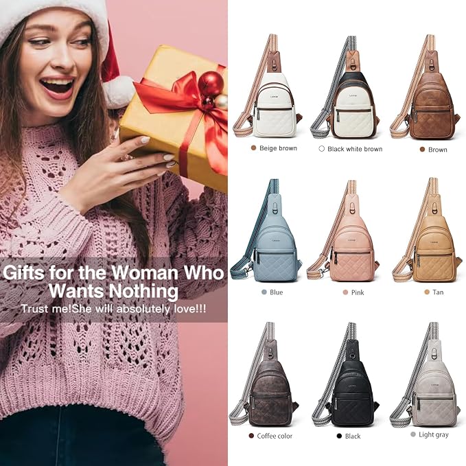 Sling Bag For Women Fanny Pack Crossbody Travel Shoulder Belt Bags Tote - Image 8