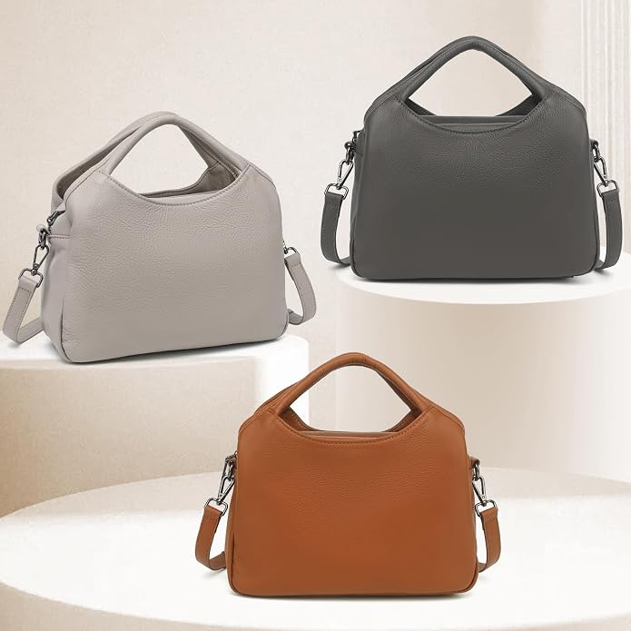 KOGTLA Genuine Leather Purses for Women, Crossbody Shoulder Bags - Image 8
