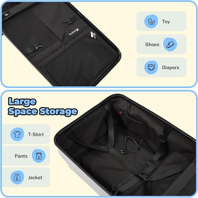 FAHKNS Ride on Suitcase luggage - Image 7
