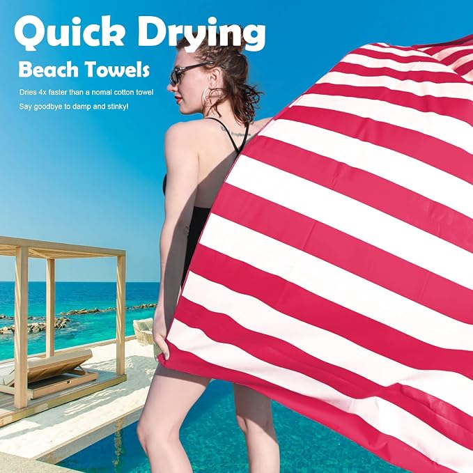 Your Choice Microfiber Quick Dry Sand-Free Beach Towel - Image 3