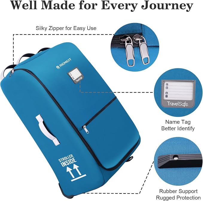 Stroller Bag for Airplane, Stroller Travel Bag Compatible - Image 4