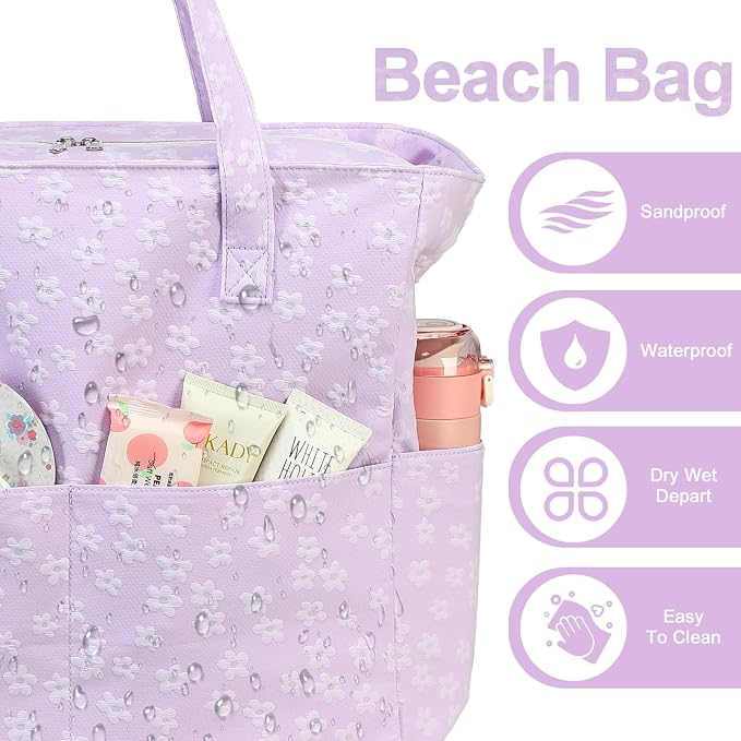 Waterproof Beach Tote Pool Bags - Image 6