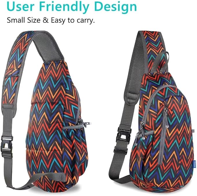 TITECOUGO Small Sling Bag, Lightweight Crossbody Backpack - Image 3