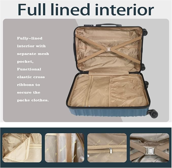 Luggage Sets 3 Piece-Suitcase Set- Luggage - Image 2