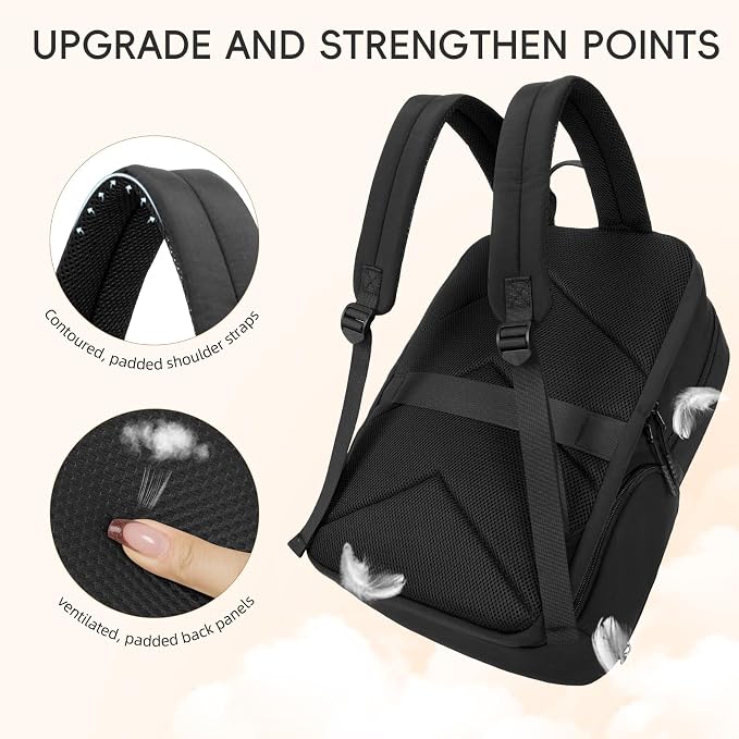 CLUCI Lightweight Travel Backpack Carry on Flight Approved, Puffy Gym Backpack - Image 5