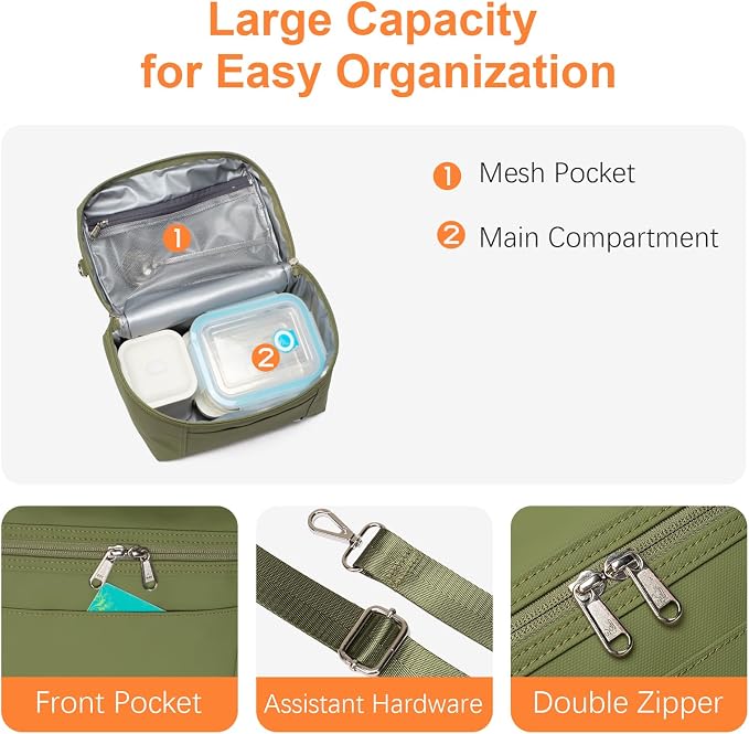 NOL Natural Organic Lifestyle Insulated Lunch Bags - Image 6