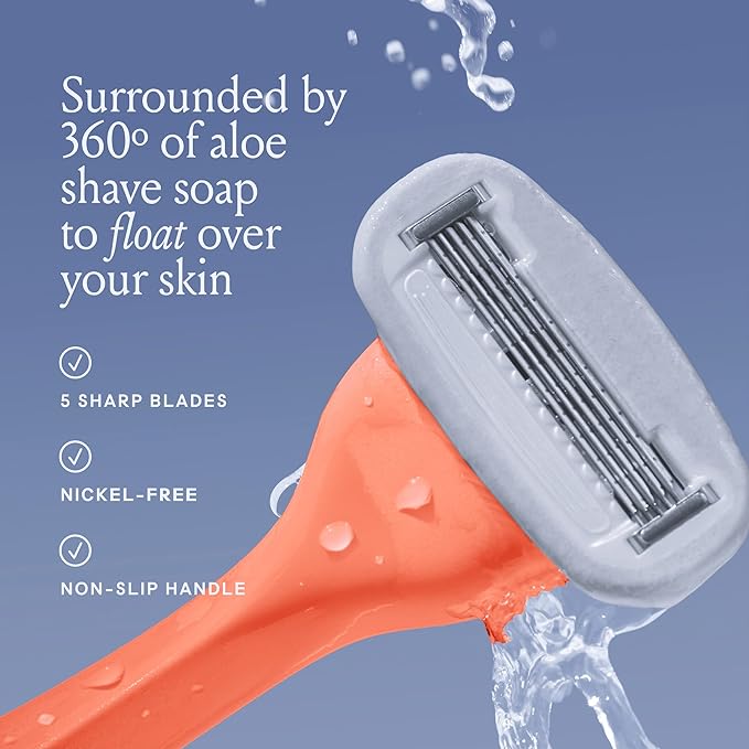 Billie Razors for Women Shave Kit – Women’s Razor + 4 x 5-Blade Razor Refills + - Image 4