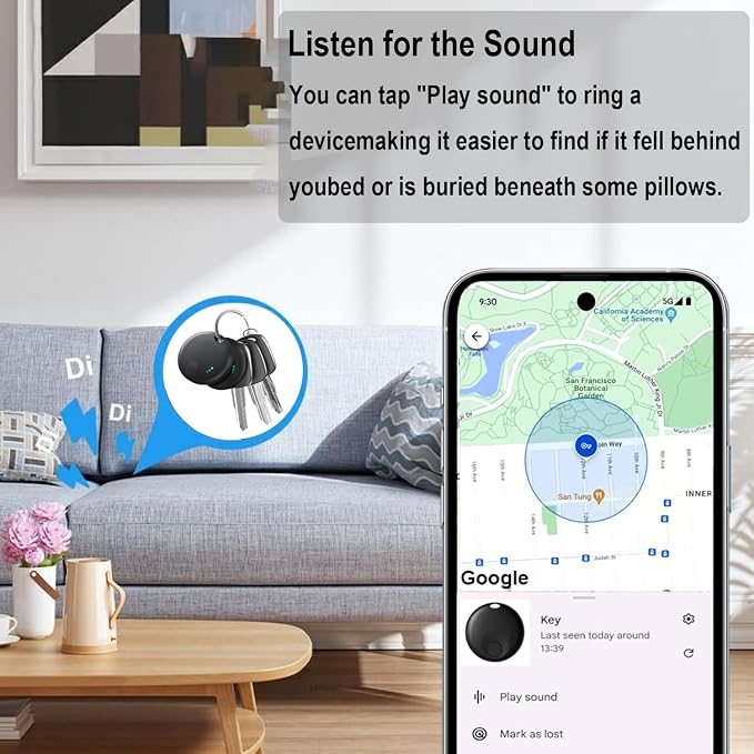 Air Tracker Tags for Android or iOS, Dual System Smart Tags, Keys Finder and - Image 4