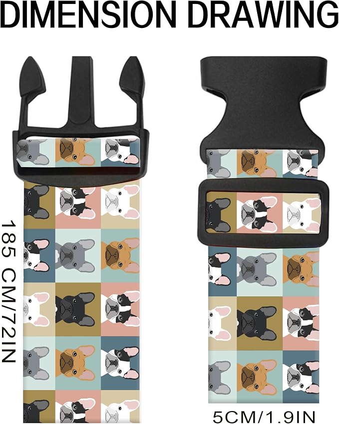 Luggage Straps for Suitcases, Adjustable Travel Belt, Durable Wide Luggage Strap - Image 6