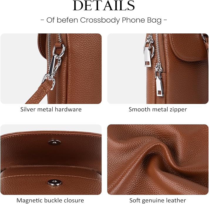 befen Genuine Leather Small Crossbody Bags - Image 6