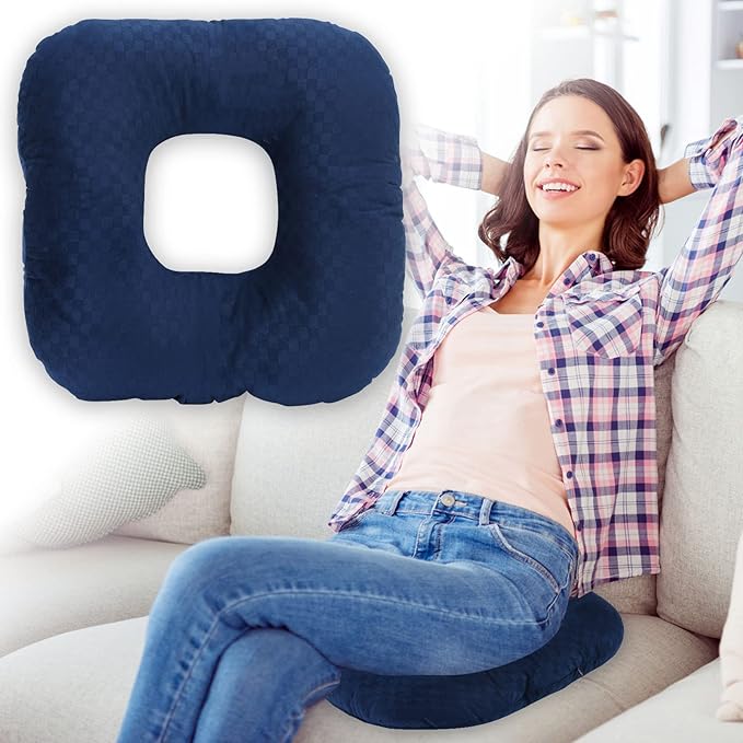 Stuffed Donut Pillow Seat Cushion | by Vinban