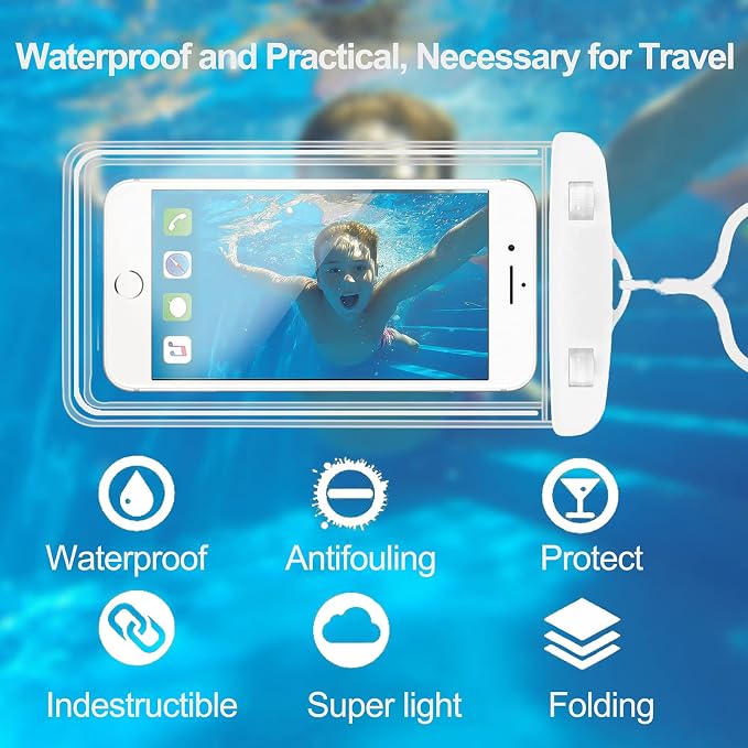 2-Pack Waterproof Phone Pouch，Waterproof Phone Case - Image 4