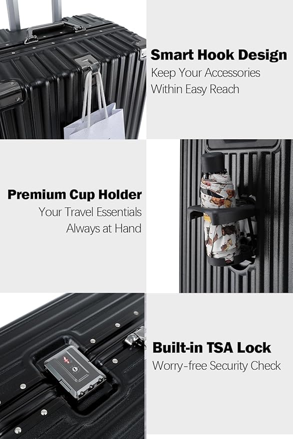 HotWay 26 Inch Aluminum Frame Luggage - Image 4