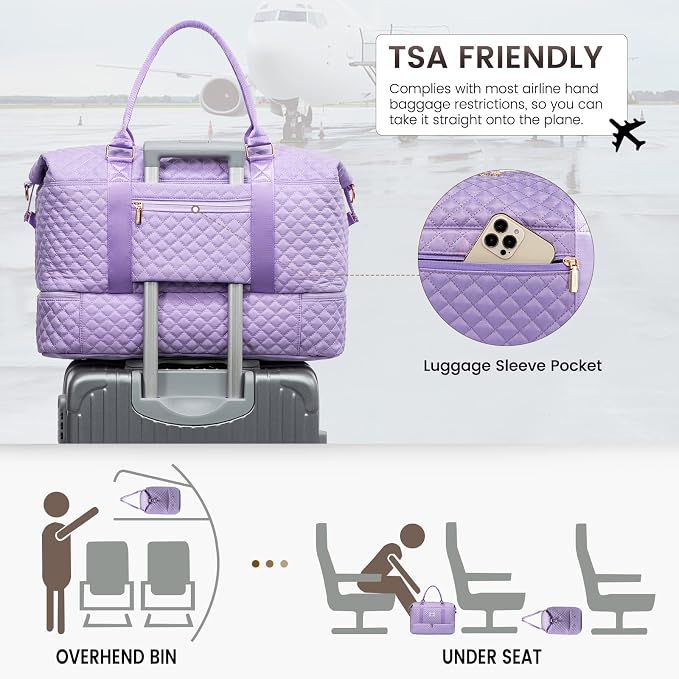 LOVEVOOK Travel Duffle Bag, Weekender Bags - Image 5