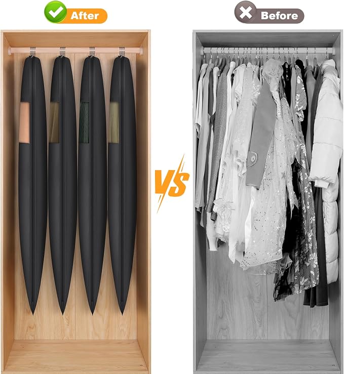 Syeeiex 54'' Space Saving Hanging Garment Bag - Image 4