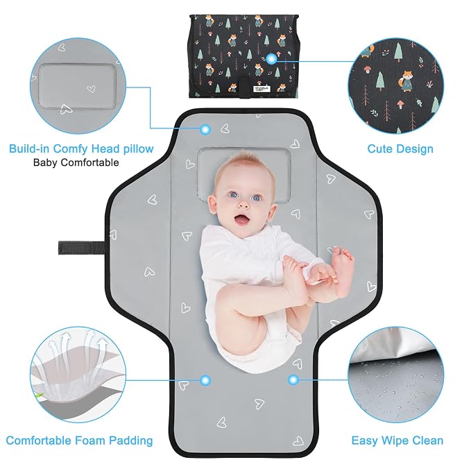 Baby Portable Changing Pad Travel - Image 2