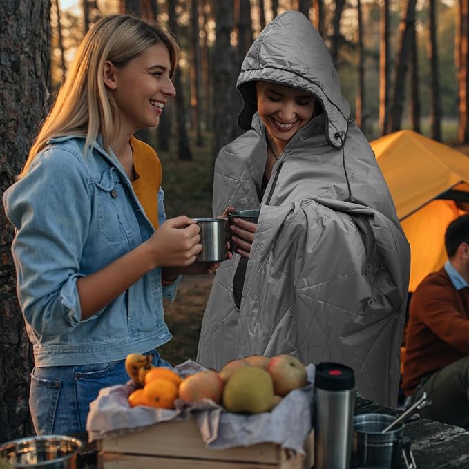 Outdoor Waterproof Blanket, Foldable Fleece Stadium Blanket - Image 2