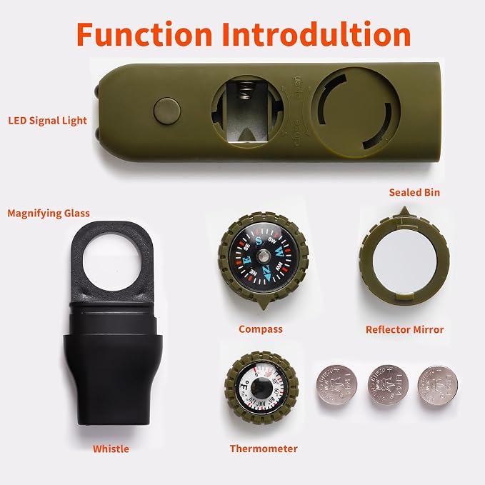 Multifunctional Survival Emergency Whistle - Image 6