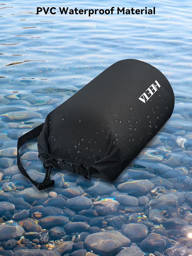 HEETA Waterproof Dry Bag for Women Men 5L/10L/20L/30L/40L Roll Top Lightweight - Image 3