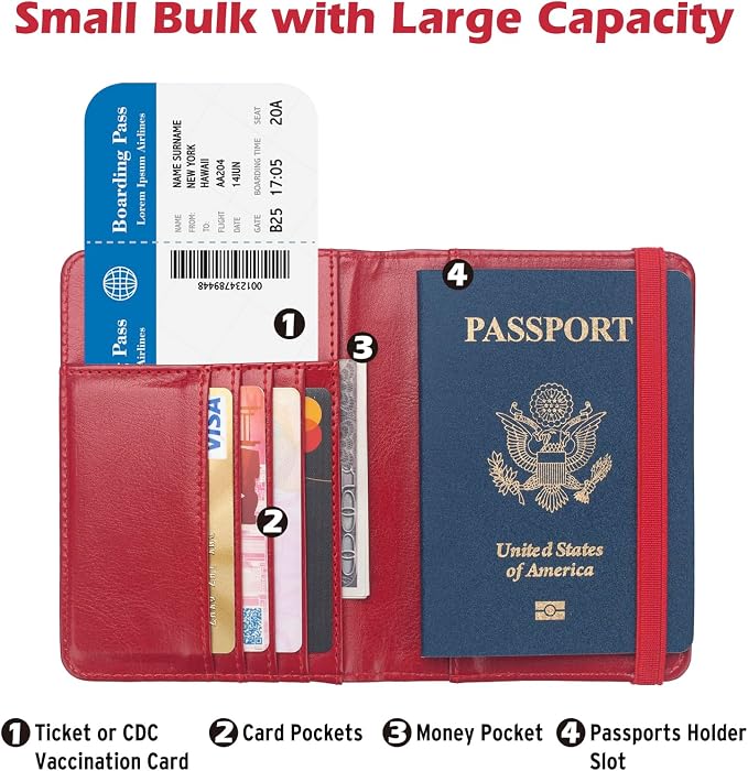 Coowayze US Passport Holder Wallet - Image 4