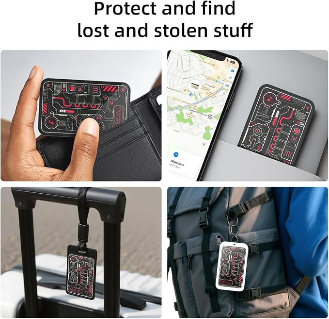MFish Wallet Tracker Card, GPS Bluetooth Tracker, Air-Tag Works - Image 6