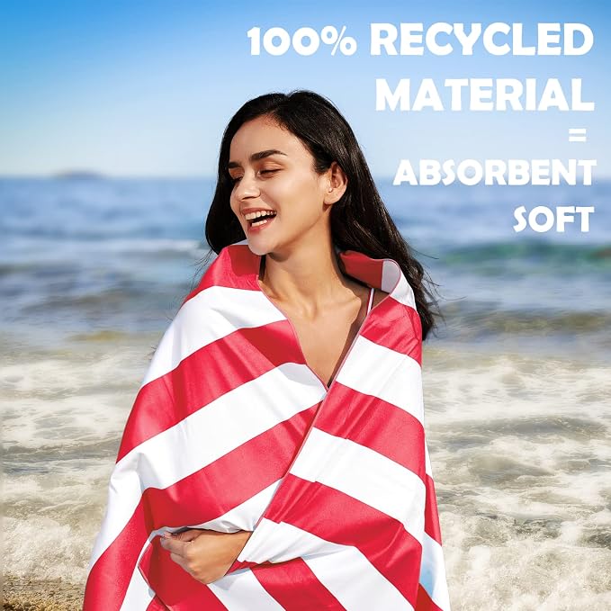 Your Choice Microfiber Quick Dry Sand-Free Beach Towel - Image 4