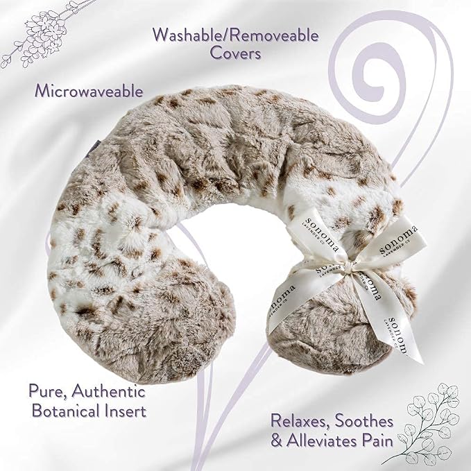 Sonoma Lavender Luxury Lavender Heatable/Chillable Neck Pillow, Microwaveable - Image 3
