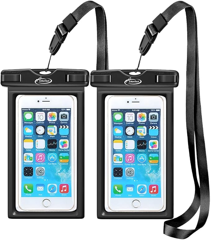 AiRunTech Large Waterproof Phone Pouch, River Lake Essential Accessories by AiRunTech