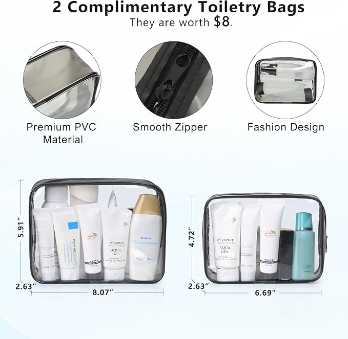 Travel Backpack for Women, Large Carry On Backpack for Travel, Waterproof - Image 5
