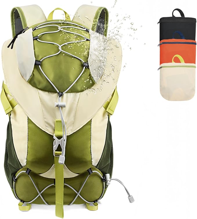 Seektop 20L Ultra Lightweight Waterproof Hiking Backpack Small Outdoor Foldable by SeektopSports