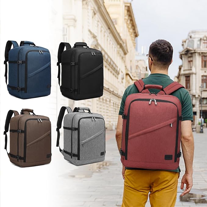 Kono Carry on Backpack, Waterproof Lightweight Daypack - Image 7
