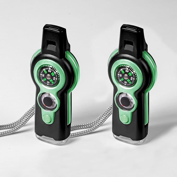Emergency Survival Function Whistle, Outdoor Multifunctional Tool Safety Whistle - Image 7