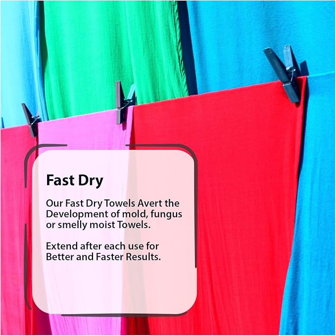 Outdoors Microfiber Towel Fast Drying Soft Feel Fast Action Drying - Image 7