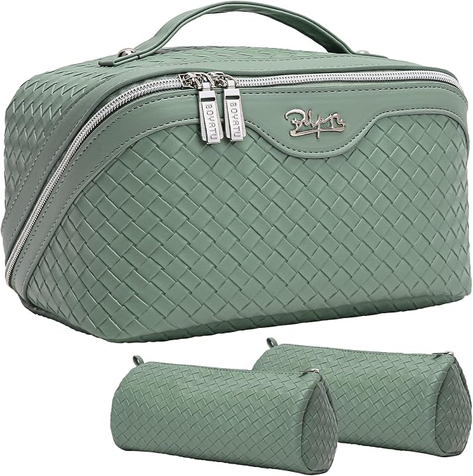 BOYATU Travel Makeup Bags for Women: Large Cosmetic Bag Waterproof by BOYATU
