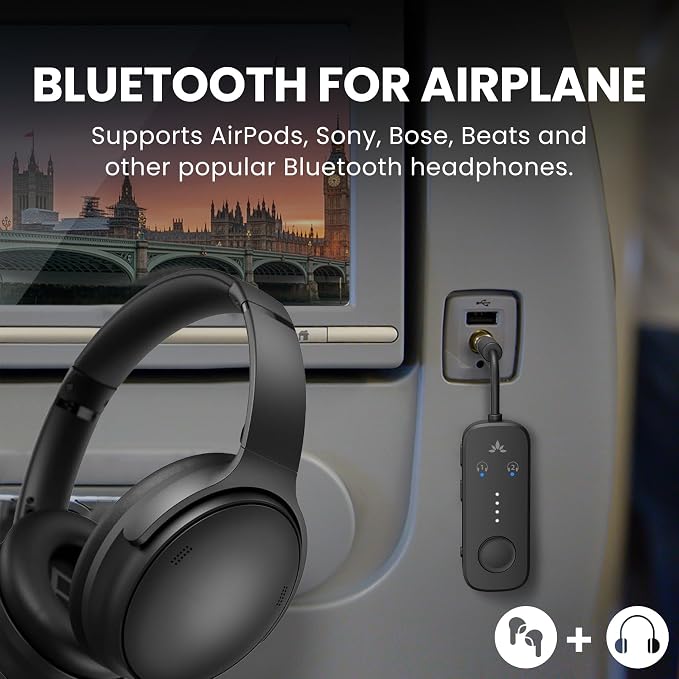 Avantree Relay - Airplane Bluetooth 5.3 Adapter - Image 2