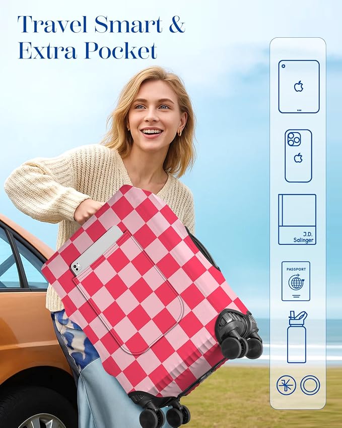 Slohif Luggage Cover for Suitcase Tsa Approved Protector - Image 3