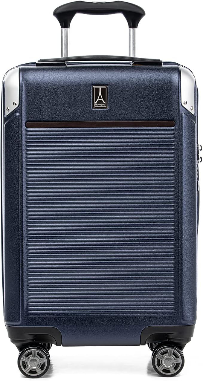 Travelpro Platinum Elite Hardside Expandable Carry on Luggage, 8 Wheel Spinner by Travelpro
