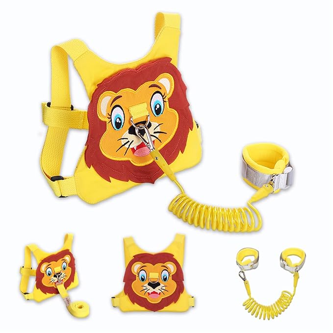 Toddlers Leash + Anti Lost Wrist Link Child Kids Safety Harness Kids Walking - Image 7