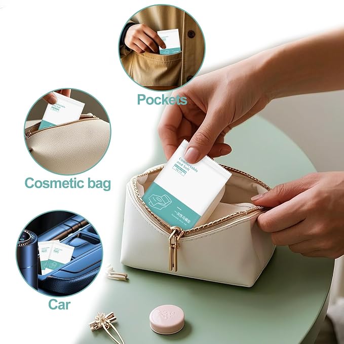 100 Pack Toilet Seat Covers Disposable, Portable Toilet Seat Cover - Image 5
