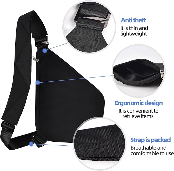 Anti Theft Crossbody Bag, Anti Theft Travel Bag - Image 4