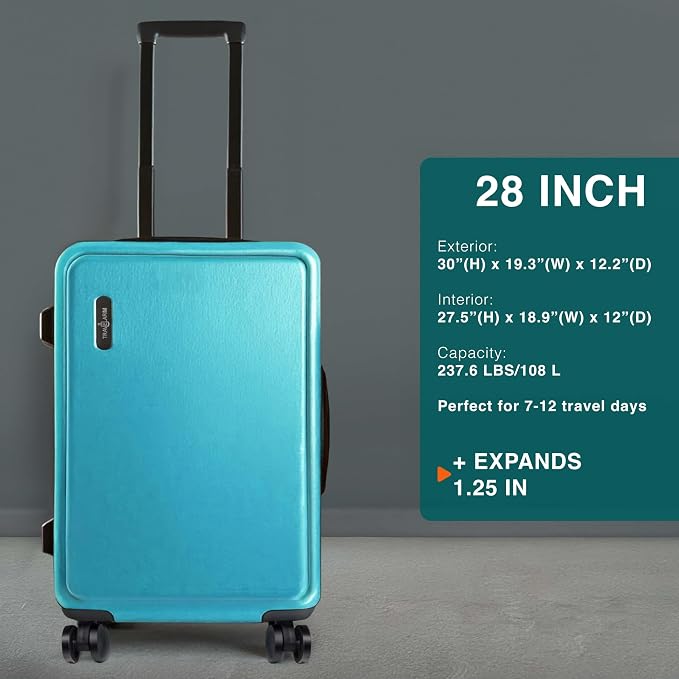 Luggage Sets 3 Piece, 22 Inch Carry on Luggage and 28 Inch Suitcases - Image 3