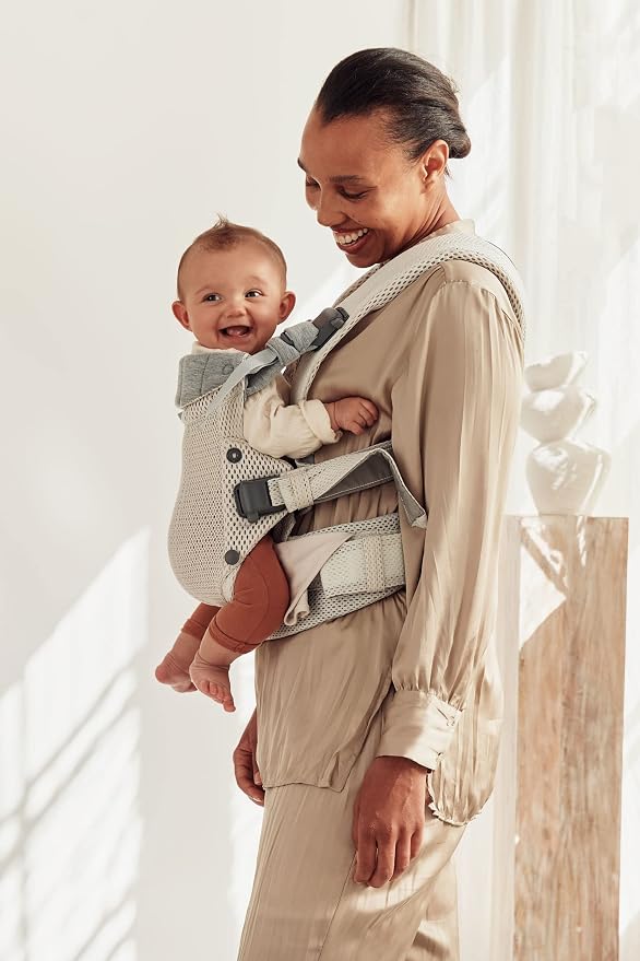 BabyBjörn Baby Carrier Harmony, 3D Mesh, 3-in-1 Ergonomic Baby Carrier; Newborn - Image 3
