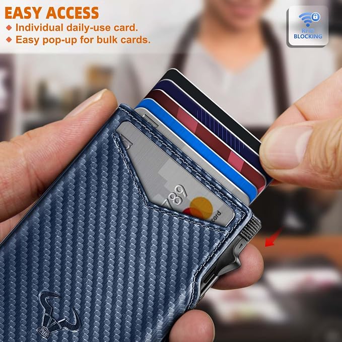 BULLIANT Men Wallet Gift Boxed, Slim Front Pocket Wallet Money Clip Card Holder - Image 5