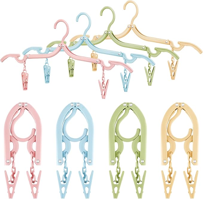 Maitys Folding Travel Hangers, 12 Pieces, Lightweight by Maitys