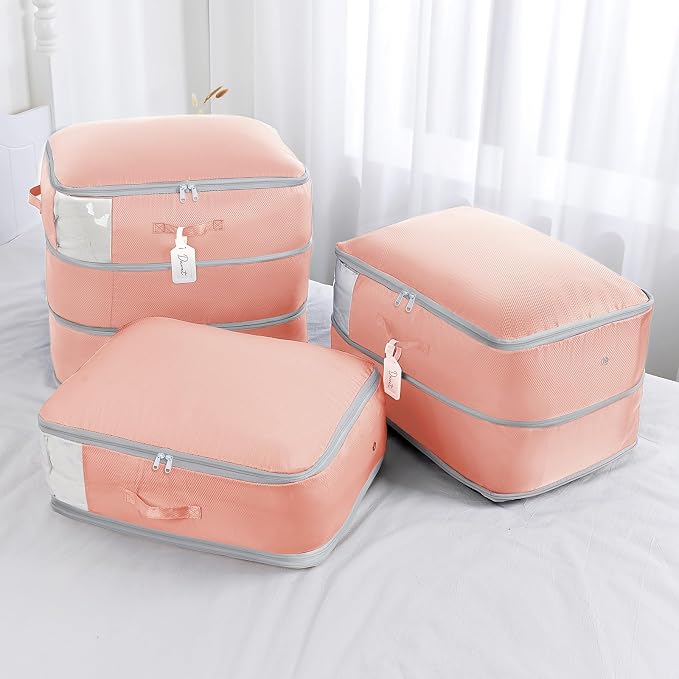 DIMJ Comforter Storage Bag - 110L Ultra Space Saving Self Compression Organize - Image 7