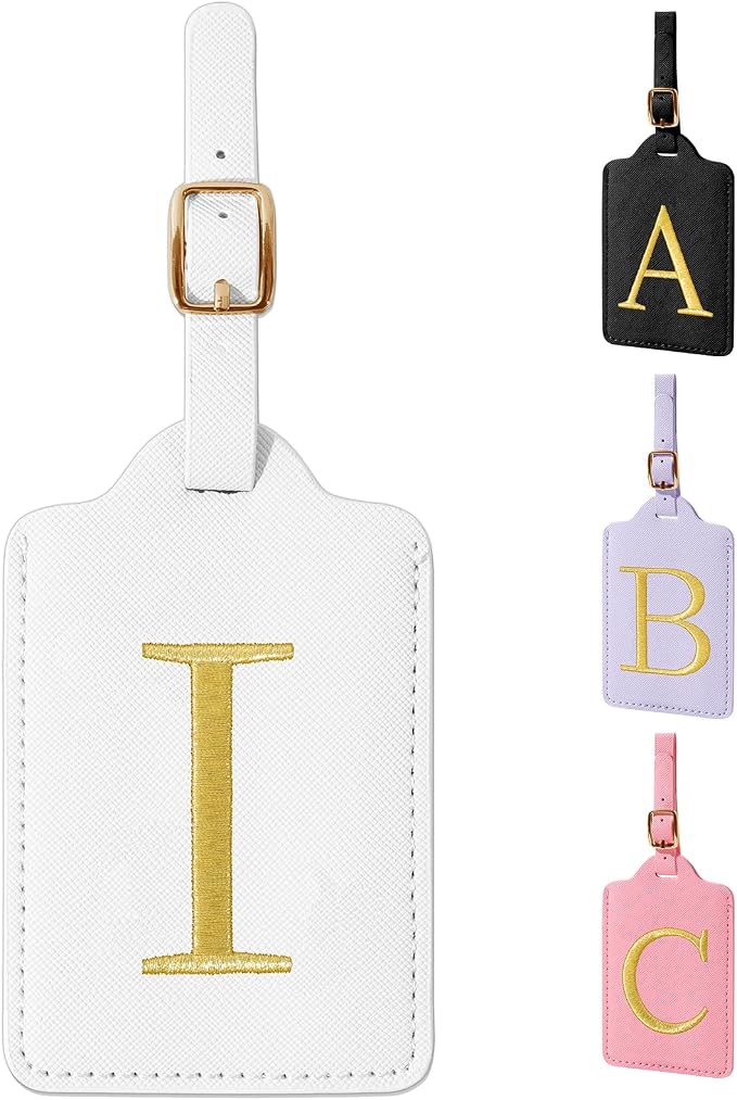 Personalized Initial Luggage Tags by izuzta